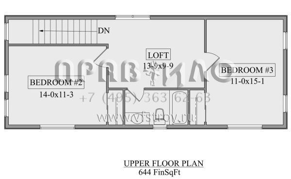 Проект двухэтажного дома с гаражом на две машины в современном стиле S5-176 (5631-00225)