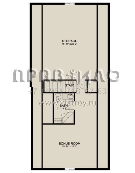 Проект одноэтажного дома с гаражом на две машины в стиле Ранчо S5-185 (2802-00062)