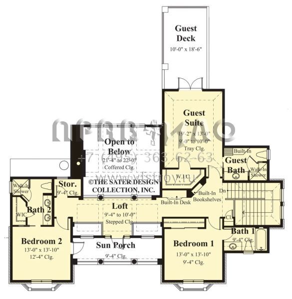 Проект двухэтажного дома с гаражом на две машины в современном стиле S5-323 (8436-00099)