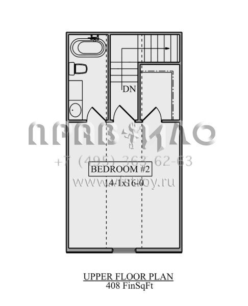 Проект двухэтажного дома с гаражом на три и более машин в современном стиле S5-312 (5631-00147)
