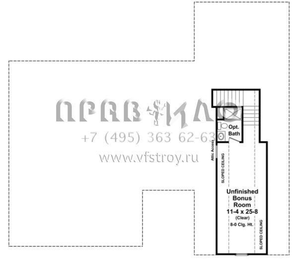Проект одноэтажного дома с гаражом на две машины в стиле Ранчо S5-175 (348-00078)