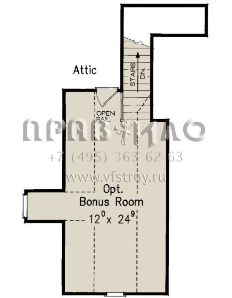 Проект одноэтажного дома с гаражом на две машины в стиле Ранчо S5-160 (8594-00372)