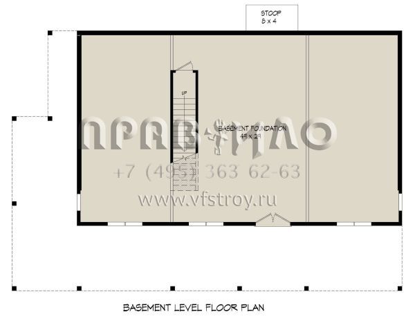 Проект одноэтажного дома без гаража в стиле Шале S5-139 (940-00790)