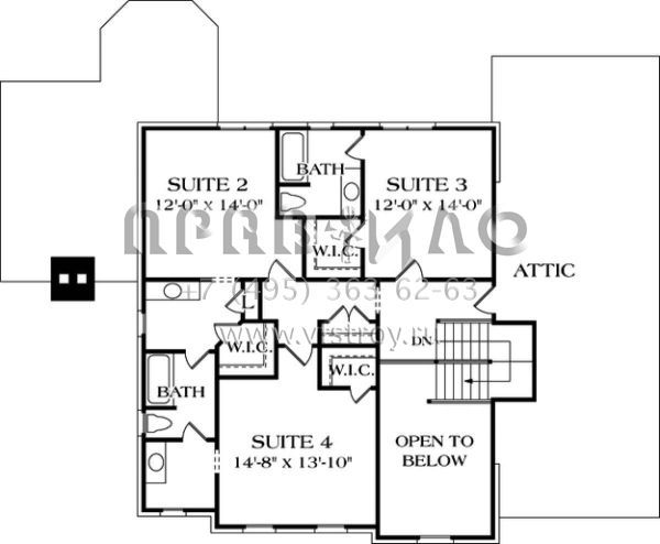 Проект двухэтажного дома с гаражом на две машины в английском стиле S5-379 (3323-00314)