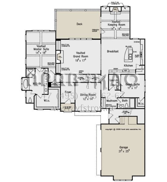 Проект двухэтажного дома с гаражом на две машины в английском стиле S5-312 (8594-00182)