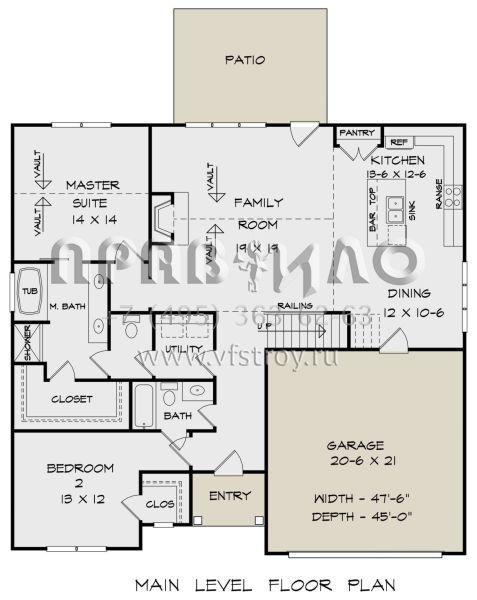 Проект двухэтажного дома с гаражом на две машины в американском стиле S5-176 (6082-00178)