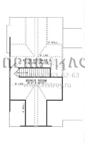 Проект одноэтажного дома с гаражом на две машины в стиле Ранчо S5-179 (110-00420)