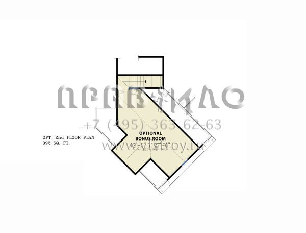 Проект одноэтажного дома с гаражом на две машины в стиле Шале S5-161 (699-00137)