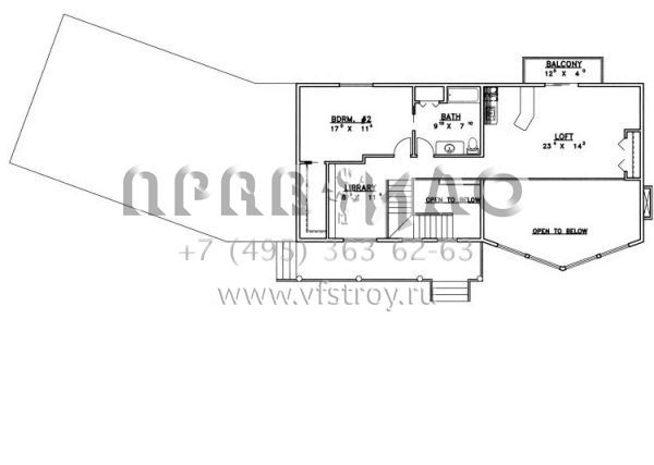 Проект двухэтажного дома с гаражом на две машины в современном стиле S5-325 (039-00493)
