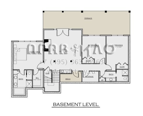Проект двухэтажного дома без гаража в стиле Шале S5-375 (8504-00177)