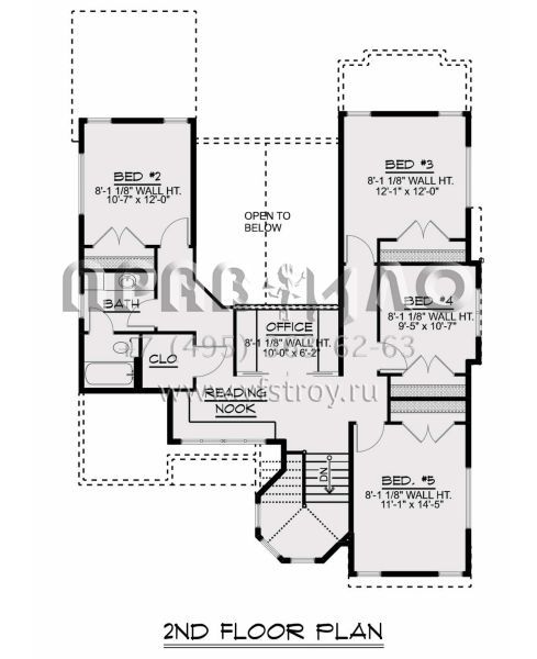 Проект двухэтажного дома с гаражом на одну машину в английском стиле S5-226 (5032-00024)