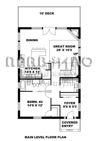 Проект двухэтажного дома без гаража в стиле Шале S5-229 (039-00597)