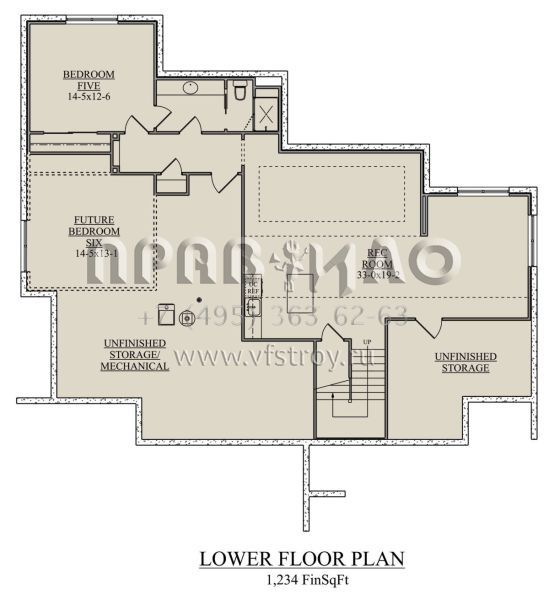 Проект двухэтажного дома с гаражом на три и более машин в американском стиле S5-301 (5631-00126)