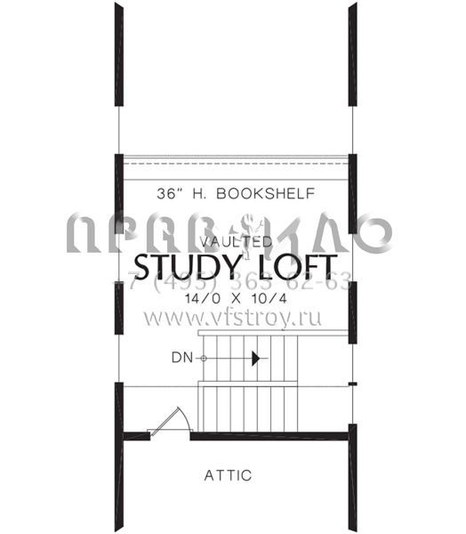 Проект трехэтажного дома с гаражом на одну машину в американском стиле S5-133 (2559-00205)