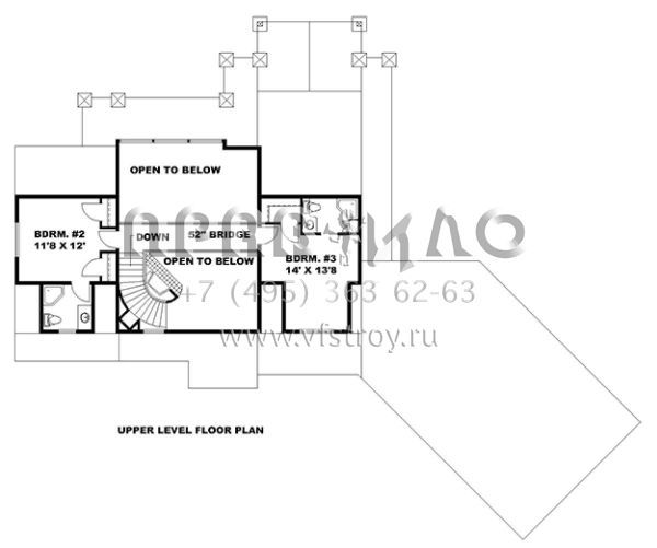 Проект трехэтажного дома с гаражом на три и более машин в современном стиле S5-343 (039-00676)