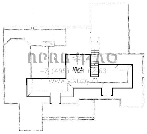 Проект одноэтажного дома с гаражом на две машины в стиле Ранчо S5-190 (402-00998)