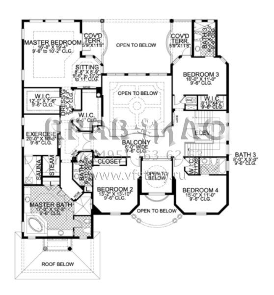 Проект двухэтажного дома с гаражом на две машины в прибрежном стиле S5-506 (168-00069)