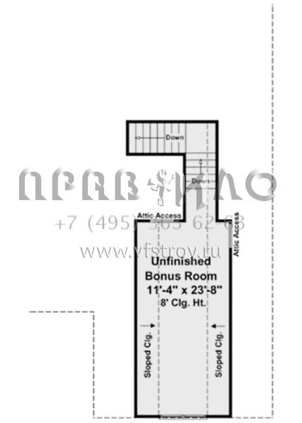 Проект одноэтажного дома с гаражом на две машины в стиле Ранчо S5-167 (348-00067)
