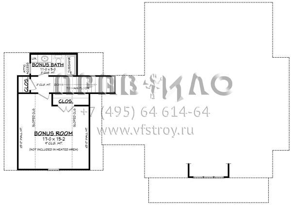 Проект одноэтажного дома с гаражом на одну машину в современном стиле S5-135 (041-00258)