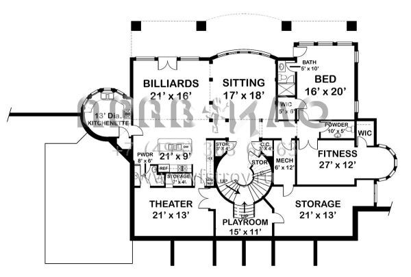 Проект двухэтажного дома с гаражом на три и более машин в классическом стиле S5-529 (4195-00016)