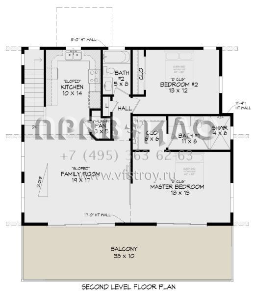Проект трехэтажного дома с гаражом на две машины в современном стиле S5-177 (940-00835)