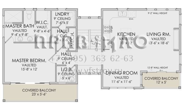 Проект двухэтажного дома с гаражом на две машины в современном стиле S5-158 (6422-00010)