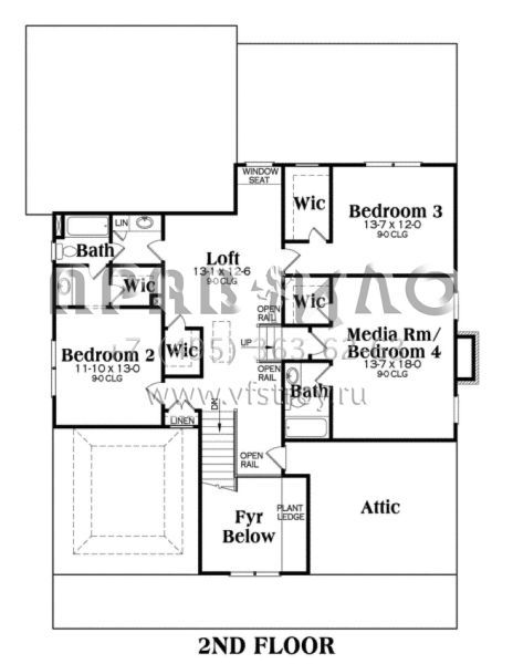 Проект двухэтажного дома с гаражом на две машины в классическом стиле S5-327 (009-00031)