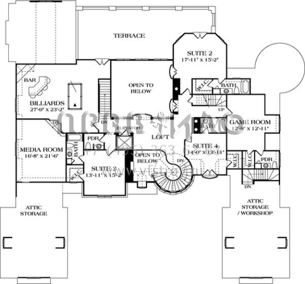 Проект трехэтажного дома с гаражом на три и более машин в английском стиле S5-796 (3323-00559)