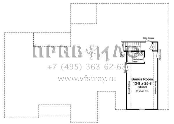 Проект одноэтажного дома с гаражом на две машины в английском стиле S5-209 (348-00138)
