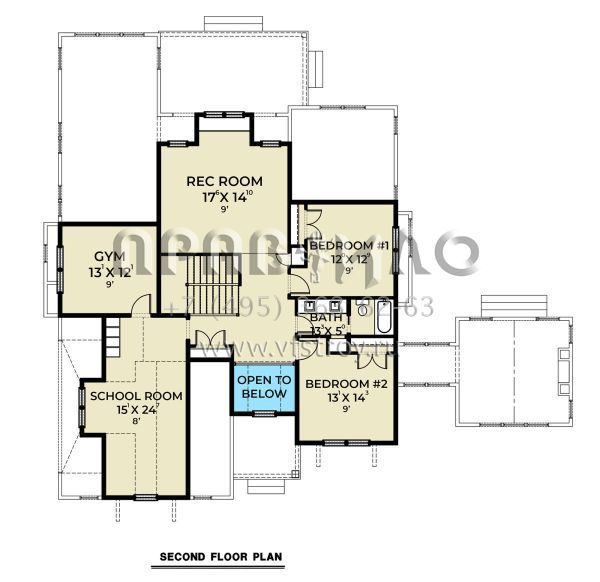 Проект двухэтажного дома с гаражом на две машины в современном стиле S5-338 (2464-00084)