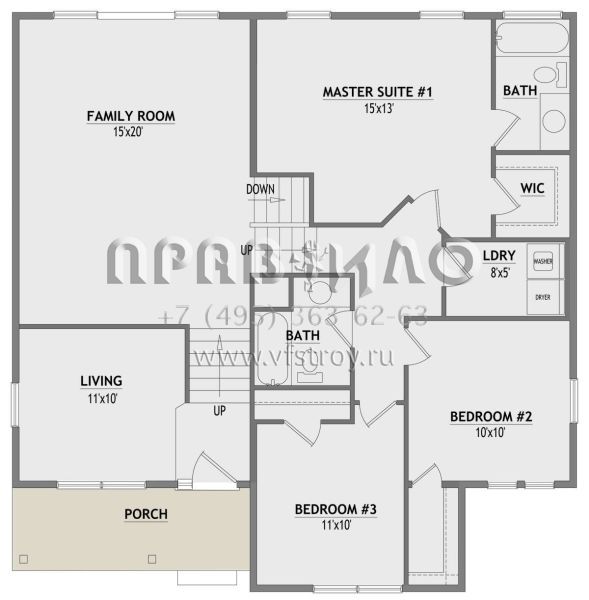 Проект двухэтажного дома с гаражом на две машины в современном стиле S5-190 (8768-00030)