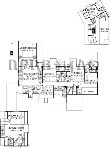 Проект трехэтажного дома с гаражом на три и более машин в современном стиле S5-950 (3323-00552)