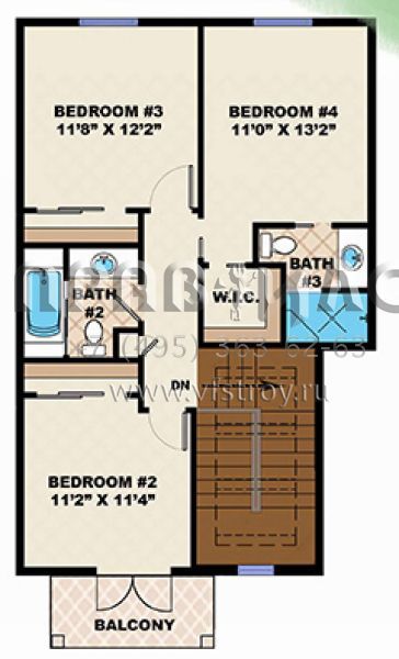 Проект двухэтажного дома с гаражом на две машины в прибрежном стиле S5-237 (1018-00276)