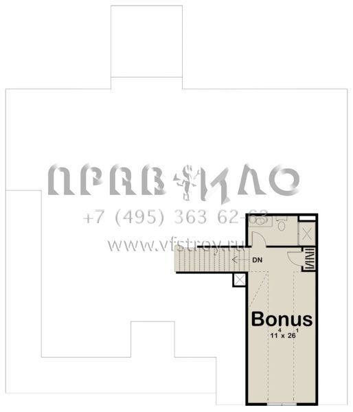 Проект одноэтажного дома с гаражом на две машины в современном стиле S5-193 (963-00428)