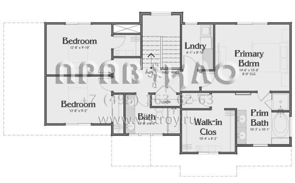 Проект двухэтажного дома с гаражом на две машины в современном стиле S5-186 (6785-00009)