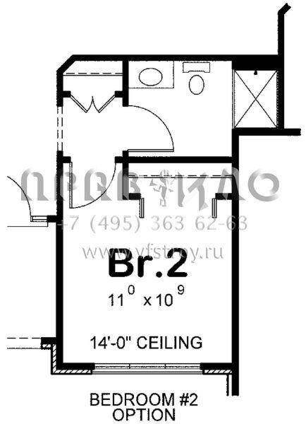 Проект одноэтажного дома с гаражом на три и более машин в английском стиле S5-213 (402-01551)