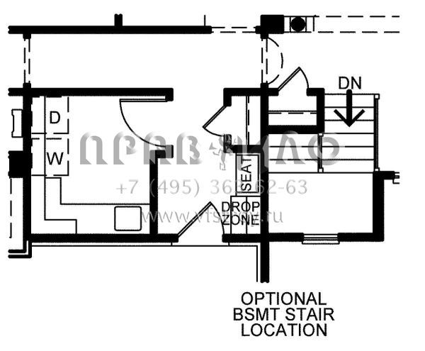 Проект одноэтажного дома с гаражом на три и более машин в американском стиле S5-194 (402-01548)