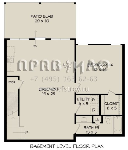 Проект двухэтажного дома без гаража в стиле Ранчо S5-171 (940-00341)