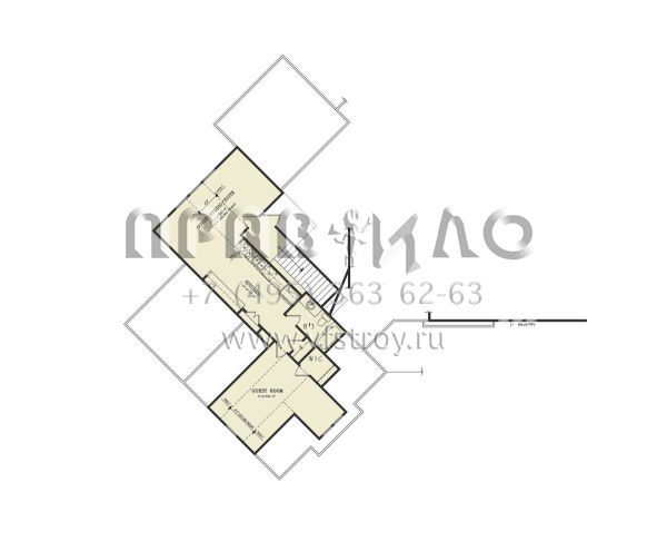 Проект двухэтажного дома с гаражом на две машины в современном стиле S5-295 (699-00114)