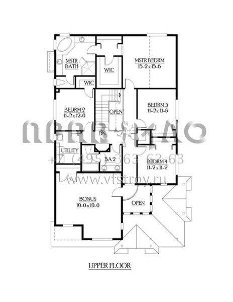 Проект двухэтажного дома с гаражом на три и более машин в скандинавском стиле S5-282 (341-00089)