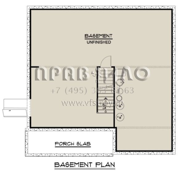 Проект двухэтажного дома без гаража в классическом стиле S5-186 (5032-00041)