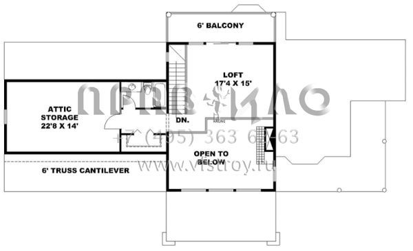 Проект двухэтажного дома с гаражом на две машины в стиле Шале S5-166 (039-00702)