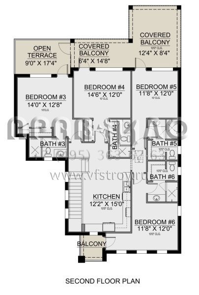 Проект двухэтажного дома с гаражом на две машины в современном стиле S5-276 (5565-00104)