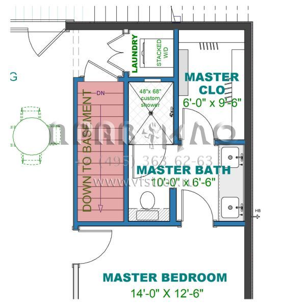 Проект одноэтажного дома без гаража в современном стиле S5-122 (1776-00100)