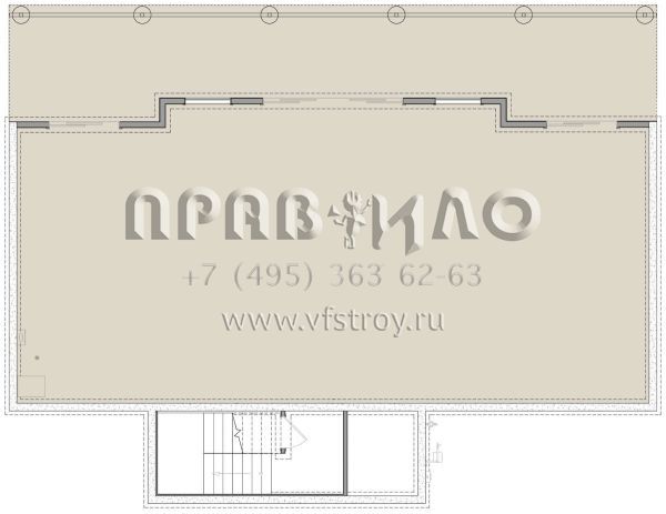 Проект одноэтажного дома без гаража в современном стиле S5-170 (1462-00078)