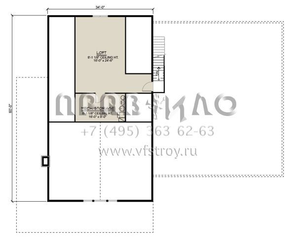 Проект дома с гаражом на три и более машин в стиле БарнХаус S5-189 (5032-00151)
