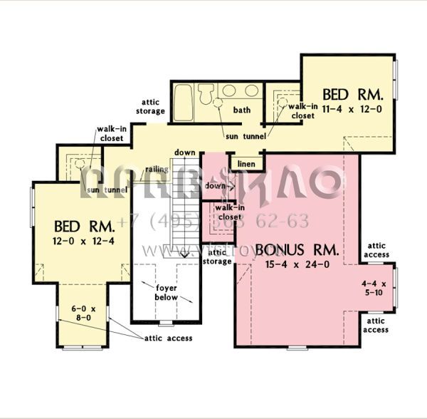 Проект двухэтажного дома с гаражом на две машины в современном стиле S5-213 (2865-00273)