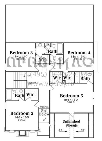 Проект двухэтажного дома с гаражом на две машины в английском стиле S5-287 (009-00239)