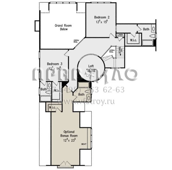 Проект двухэтажного дома с гаражом на две машины в английском стиле S5-285 (8594-00231)