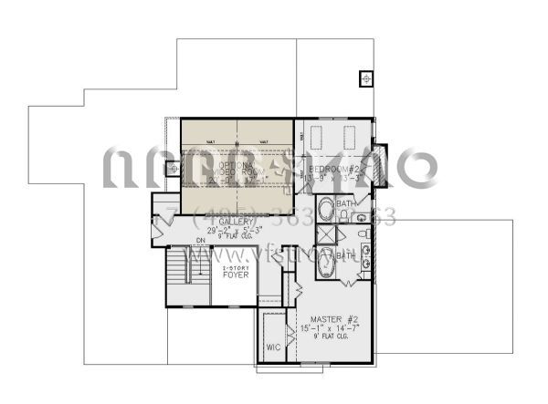 Проект двухэтажного дома с гаражом на две машины в современном стиле S5-300 (699-00353)